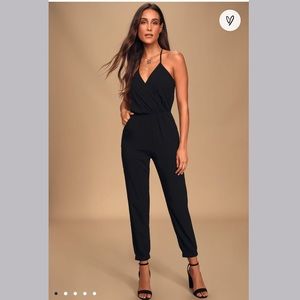 Lulus black jumpsuit. Size small.